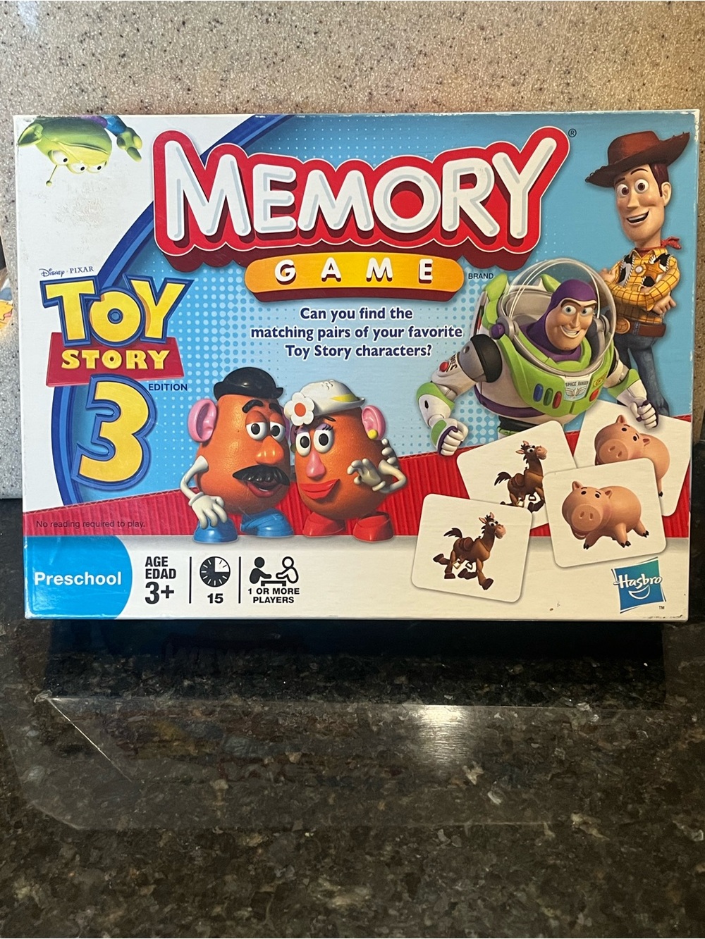 Hasbro Toy Story 3 Memory Game - Preschool Kindergarten